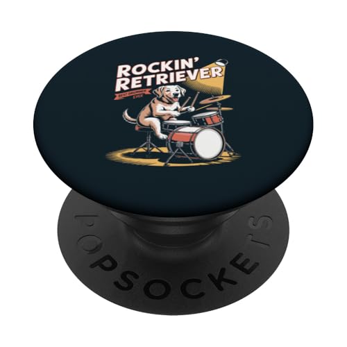 Schlagzeuger Labrador Retriever Schlagzeuger Labrador PopSockets Klebender PopGrip Schlagzeuger Labrador Retriever Schlagzeuger Labrador PopSockets Klebender PopGrip von Labrador Retriever Lover Gifts & Tees