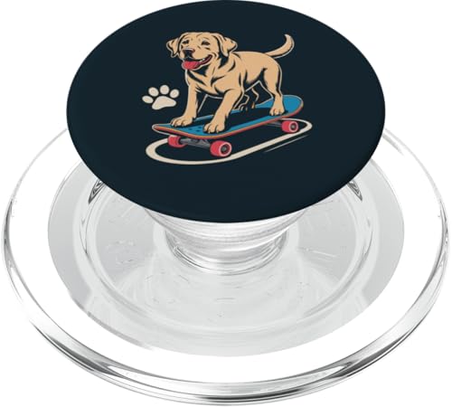 Skateboard Labrador Retriever Skating Labrador PopSockets PopGrip für MagSafe Skateboard Labrador Retriever Skating Labrador PopSockets PopGrip für MagSafe von Labrador Retriever Lover Gifts & Tees