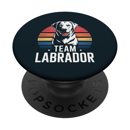 Team Labrador Retriever Besitzer Labrador PopSockets Klebender PopGrip Team Labrador Retriever Besitzer Labrador PopSockets Klebender PopGrip von Labrador Retriever Lover Gifts & Tees