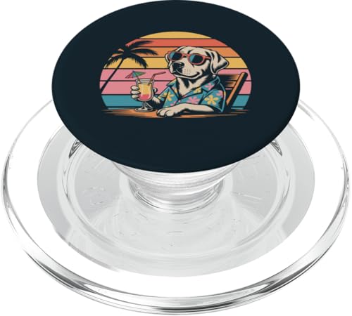 Urlaub Labrador Retriever Cocktail Labrador PopSockets PopGrip für MagSafe Urlaub Labrador Retriever Cocktail Labrador PopSockets PopGrip für MagSafe von Labrador Retriever Lover Gifts & Tees
