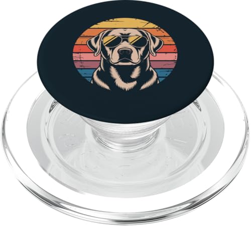 Vintage Labrador Retriever Sonnenbrille Labrador PopSockets PopGrip für MagSafe Vintage Labrador Retriever Sonnenbrille Labrador PopSockets PopGrip für MagSafe von Labrador Retriever Lover Gifts & Tees
