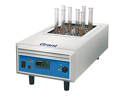 GRANT 144322 Bloc chauffant, haute température BT5D-26 pour tubes ø 26 mm -Bio von Labsystems