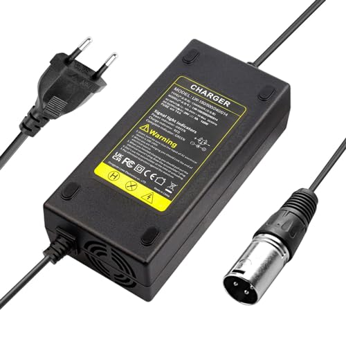 Labtec 24V 2A 3A 4A 5A Netzteil Ladegerät Ladekabel für 24V Akkus, Elektrorollstuhl Blei Säure Batterieladegerät Go-Go Elite Traveller Power Adapter mit 3pin XLR Stecker von Labtec