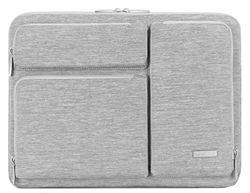 Lacdo 11 Zoll 360° Rundumschutz Laptop Hülle Tasche für 11.6 Zoll Samsung ASUS Dell HP Lenovo Chromebook, HP Stream 11, Lenovo Thinkpad 11, Surface Pro 9 8 X 7 6, 11.6 Zoll MacBook Air Case, Grau von Lacdo