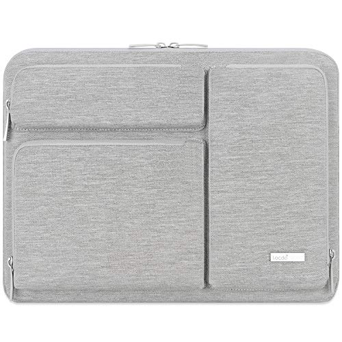 Lacdo 11 Zoll 360° Rundumschutz Laptop Hülle Tasche für 11.6 Zoll Samsung ASUS Dell HP Lenovo Chromebook, HP Stream 11, Lenovo Thinkpad 11, Surface Pro 9 8 X 7 6, 11.6 Zoll MacBook Air Case, Grau von Lacdo
