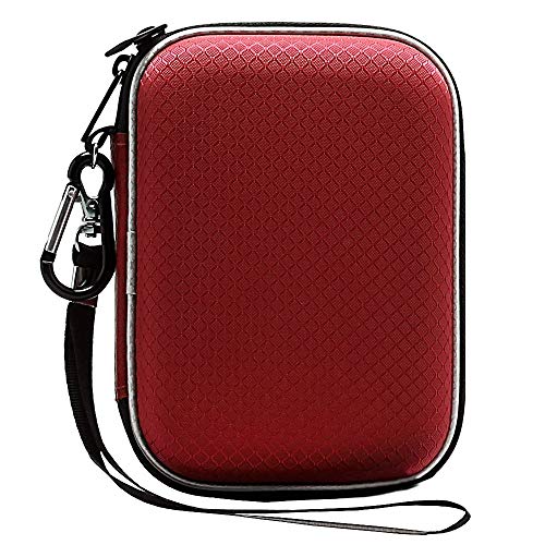 Lacdo Externe Festplattentasche Hard Drive Case für Western Digital WD Elements/WD My Passport Ultra/Seagate Game Drive Portable Drive 2.5 Zoll HDD 500GB 1TB 2TB 3TB 4TB 5TB Schutzhülle Stoßfest, Rot Lacdo Externe Festplattentasche Hard Drive Case für Western Digital WD Elements/WD My Passport Ultra/Seagate Game Drive Portable Drive 2.5 Zoll HDD 500GB 1TB 2TB 3TB 4TB 5TB Schutzhülle Stoßfest, Rot von Lacdo
