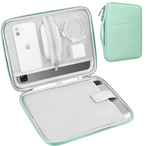 Lacdo Tablet Tasche Schutzhülle für 11 Zoll iPad A16, 11 Zoll iPad Air M3 M2, 11" iPad Pro M4, 10.9" iPad, 10.2" iPad, 10.9" iPad Air, 10.5" iPad Pro, 11" Galaxy Tab A9+ mit Magic Keyboard, Grün von Lacdo