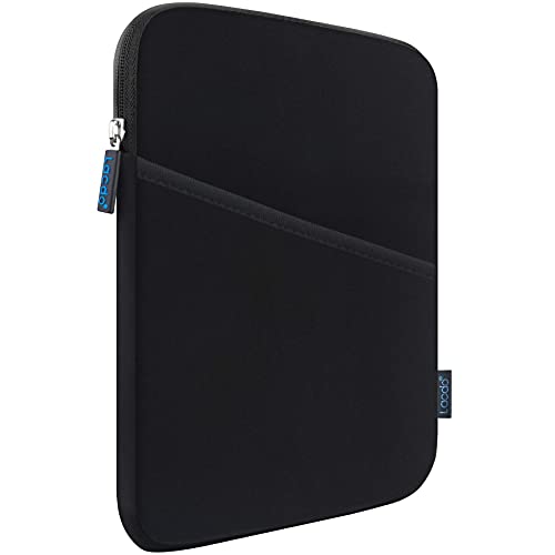 Lacdo Tablet Tasche Schutzhülle für 12.9 Zoll Neu iPad Pro 6 5 4 3 2022-2018 mit Magic Keyboard und Smart Keyboard Folio, 12.4 Zoll Samsung Galaxy Tab S7 FE, Surface Pro 9 8 X, Schwarz von Lacdo