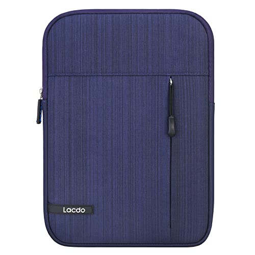Lacdo Tablet Tasche Schutzhülle für 13 Zoll Neu iPad Air M3 M2 2025-2024, 13 Zoll Neu iPad Pro M4 2024, 12.9 Zoll iPad Pro 6 5 4 3 2022-2018 mit Magic Keyboard Smart Keyboard Folio Schutztasche, Blau von Lacdo
