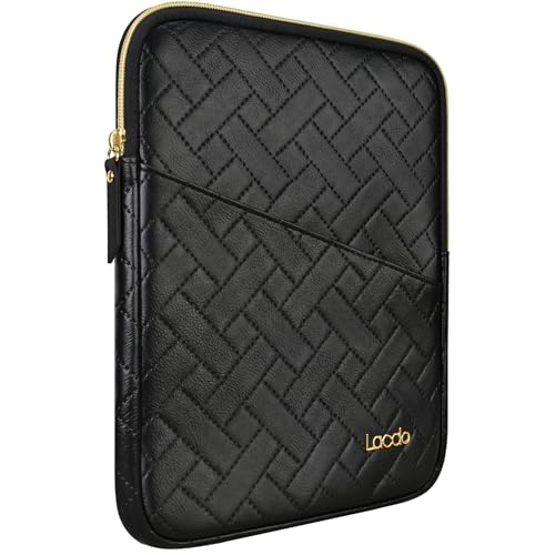 Lacdo Tablet Tasche Schutzhülle für 13 Zoll Neu iPad Air M3 M2 2025-2024, 13 Zoll iPad Pro M4 2024, 12.9 Zoll iPad Pro 6 5 4 3 2022-2018 mit Magic Keyboard und Smart Keyboard Folio, Elegantes Schwarz von Lacdo
