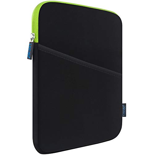 Lacdo Tablet Tasche Schutzhülle für 8.3 Zoll Neu iPad Mini 6, 7.9 Zoll Apple iPad Mini 5 4 3 2, 8 Zoll Samsung Galaxy Tab S2, 8 Zoll Lenovo Tab M8/Tab 4 Plus/Tab 3 Stoßfeste Blasen, Grün/Schwarz von Lacdo