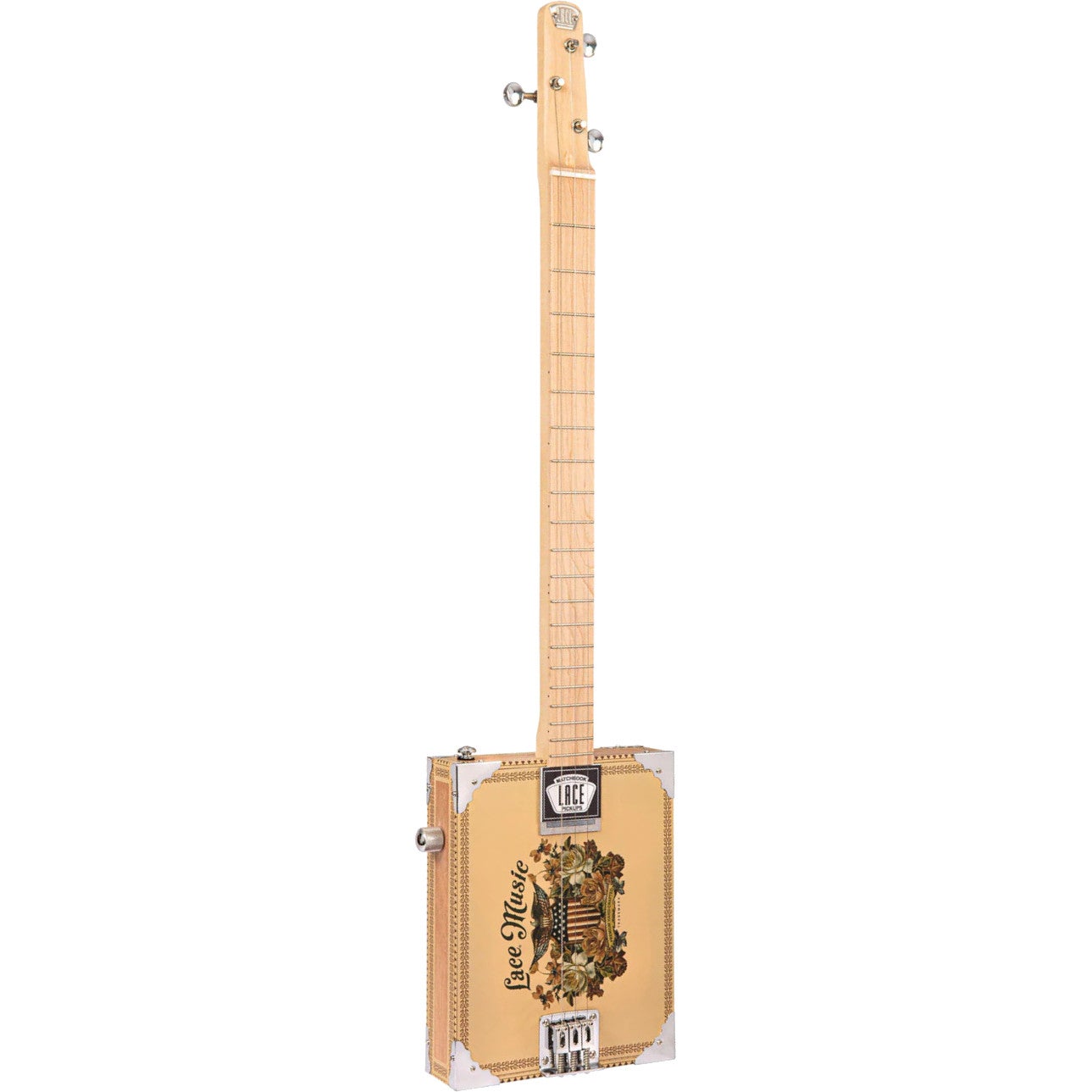 Lace Cigar Box Guitar Americana 3-string Electric Guitar Lace Cigar Box Guitar Americana 3-string Electric Guitar von Lace