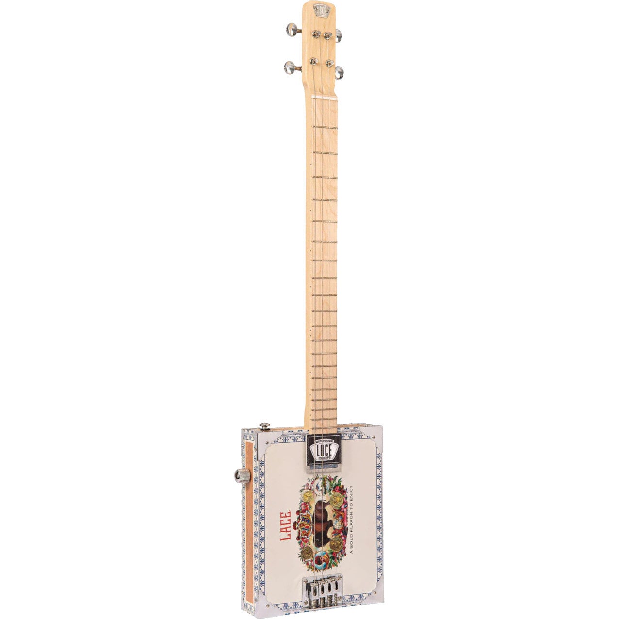 Lace Cigar Box Guitar Buffalo Bill 4-string Electric Guitar Lace Cigar Box Guitar Buffalo Bill 4-string Electric Guitar von Lace