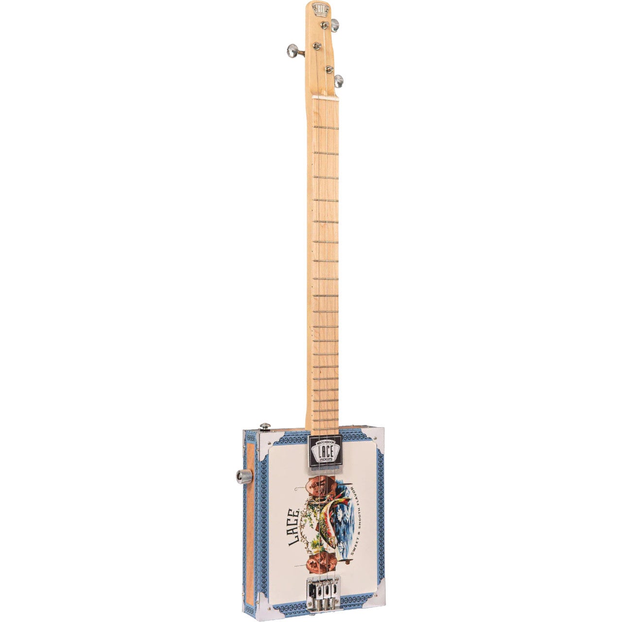 Lace Cigar Box Guitar Gone Fishin' 3-string Electric Guitar Lace Cigar Box Guitar Gone Fishin' 3-string Electric Guitar von Lace