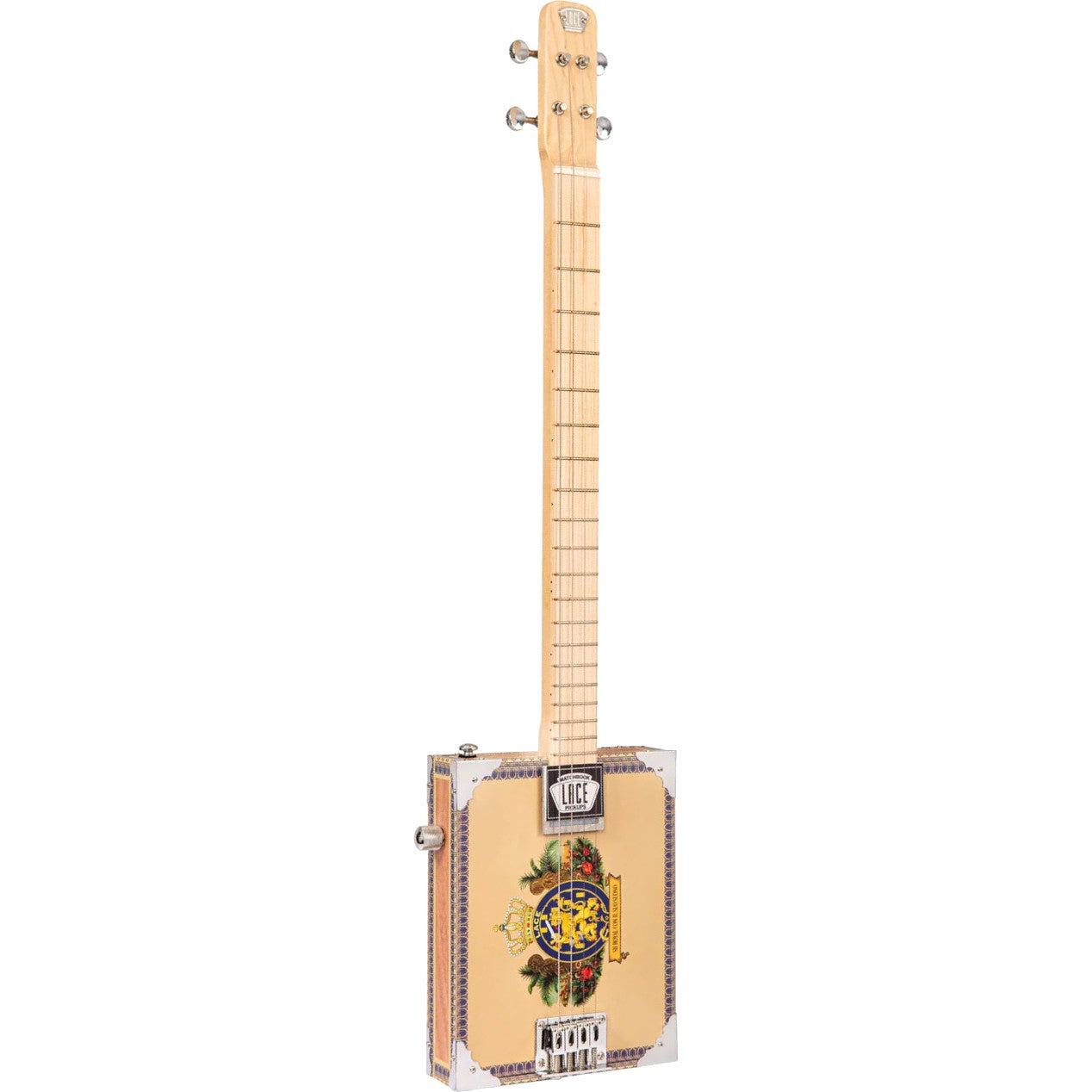 Lace Cigar Box Guitar Royalty 4-string Electric Guitar Lace Cigar Box Guitar Royalty 4-string Electric Guitar von Lace