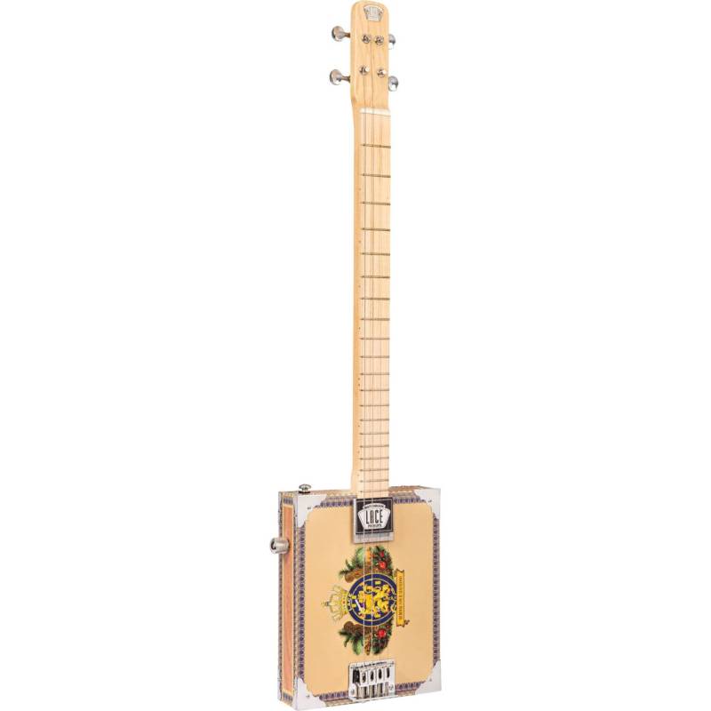 Lace Cigar Box Guitar Royalty 4-string Electric Guitar von Lace
