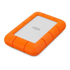 LACIE Rugged Mini 5 TB externe HDD-Festplatte orange, weiß von Lacie