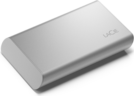 LaCie STKS500400 Externes Solid State Drive 500 GB Silber (STKS500400) von Lacie