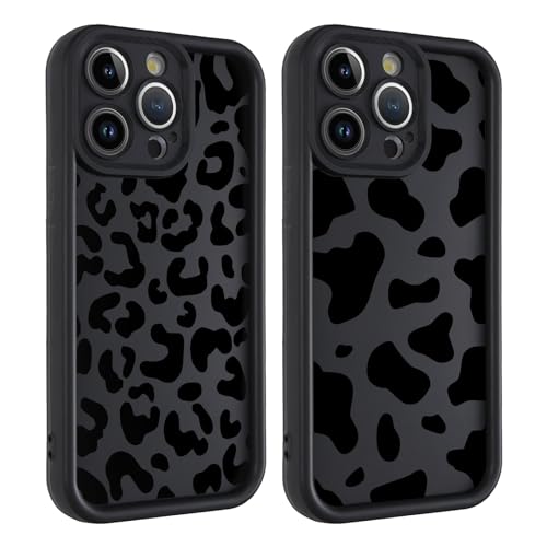 Kueqeay 2 Stück Hülle für iPhone 14 Pro Max 6,7", Handyhülle mit Aesthetic Muster Design Matte Schutzhülle,Ultra Weich Silikon Dünn TPU Case Stoßfest Kratzfest Bumper Cover, Leopard & Kuh Kueqeay 2 Stück Hülle für iPhone 14 Pro Max 6,7", Handyhülle mit Aesthetic Muster Design Matte Schutzhülle,Ultra Weich Silikon Dünn TPU Case Stoßfest Kratzfest Bumper Cover, Leopard & Kuh von Kueqeay