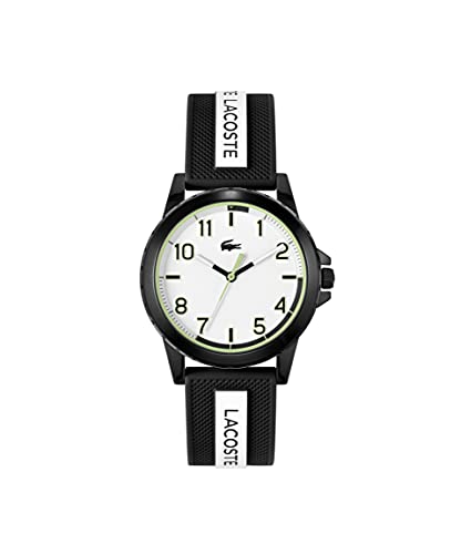 Lacoste Analog Quarzuhr für die Jugend Kollektion Rider mit Schwarzes Silikonarmband - 2020141 von Lacoste