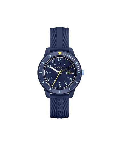 Lacoste Analog Quarzuhr für Kinder Kollektion Mini Tennis mit Marinblaues Silikonarmband - 2030053 von Lacoste