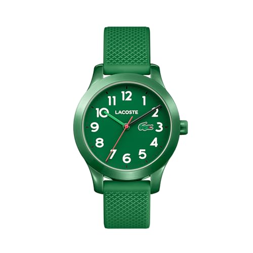 Lacoste Analog Quarzuhr für Kinder mit Grünes Silikonarmband - 2030001 von Lacoste