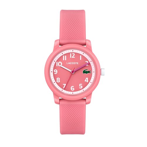 Lacoste Analog Quarzuhr für Kinder mit Pinkes Silikonarmband - 2030040 von Lacoste