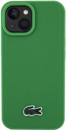 Lacoste Hard Cover Iconic Petit Pique Woven Logo MagSafe Green for iPhone 16 (LCHMP16SPVCN) von Lacoste