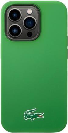 Lacoste Hard Cover Iconic Petit Pique Woven Logo MagSafe Green for iPhone 16 Pro (LCHMP16LPVCN) von Lacoste