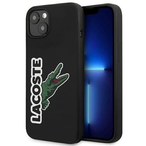 Lacoste LCHC13SSHK Hülle für iPhone 13 Mini 5,4" Schwarz hardcase Silicone Head Crocodile von Lacoste