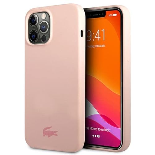Lacoste LCHCP13LSI Hülle für iPhone 13 Pro / 13 6,1" Rosa hardcase Silicone von Lacoste