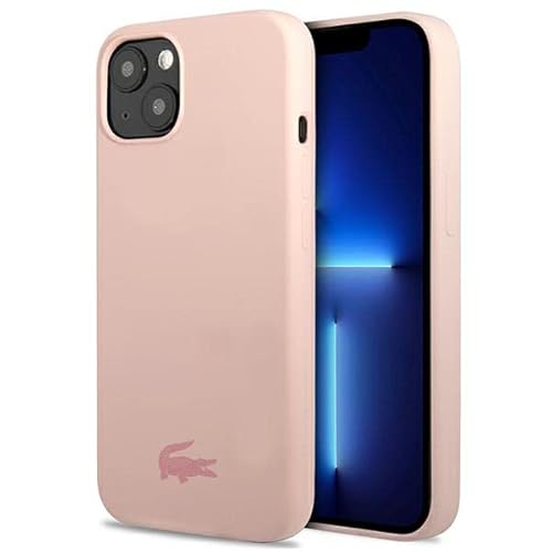 Lacoste LCHCP13MSI Hülle für iPhone 13 6,1" Rosa hardcase Silicone von Lacoste