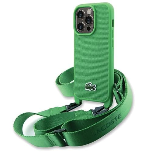 Lacoste LCHCP14LSPVCN Hülle für iPhone 14 Pro 6.1" Grün hardcase Iconic Petit Pique Crossbody von Lacoste