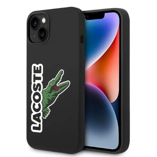 Lacoste LCHCP14MSHK Hülle für iPhone 14 Plus 6,7" Schwarz hardcase Silicone Head Crocodile von Lacoste