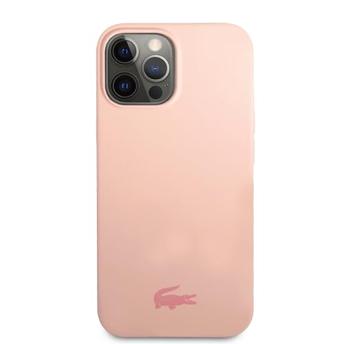 Lacoste LCHCP14XSI Hülle für iPhone 14 Pro Max 6,7" Hell-Pink hardcase Silicone von Lacoste