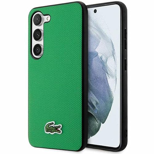 Lacoste LCHCS23MPVCN Hülle für S23+ S916 Grün hardcase Iconic Petit Pique von Lacoste