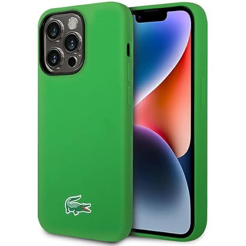 Lacoste LCHMP14LSLON Hülle für iPhone 14 Pro 6.1" Grün hardcase Silicone von Lacoste