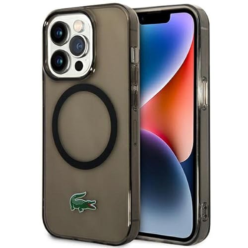 Lacoste LCHMP14LULOK Hülle für iPhone 14 Pro 6.1" Schwarz hardcase Transparent von Lacoste