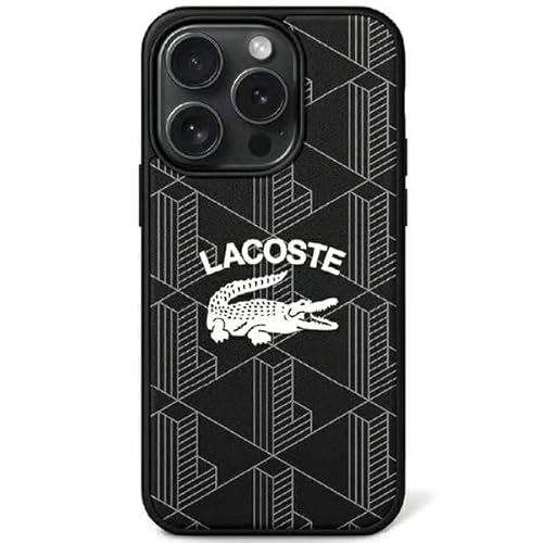 Lacoste LCHMP15LPIGK Hülle für iPhone 15 Pro 6.1" Schwarz hardcase Monogram Vintage Logo Lacoste LCHMP15LPIGK Hülle für iPhone 15 Pro 6.1" Schwarz hardcase Monogram Vintage Logo von Lacoste