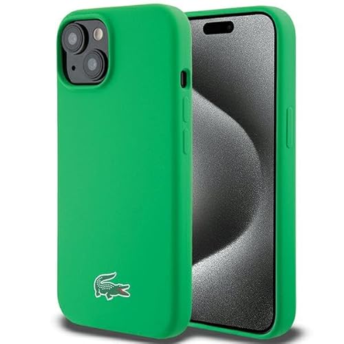 Lacoste LCHMP15MSLON Hülle für iPhone 15 Plus / 14 Plus 6.7" Grün hardcase Silicone von Lacoste