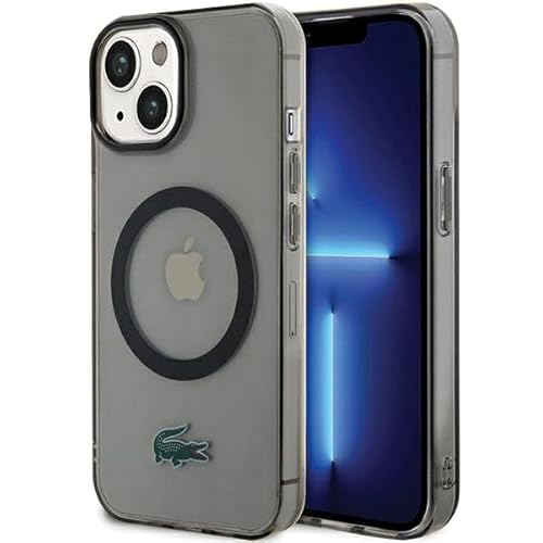 Lacoste LCHMP15MULOK Hülle für iPhone 15 Plus 6.7" Schwarz hardcase Transparent von Lacoste