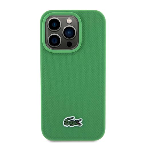 Lacoste LCHMP15XPVCN Hülle für iPhone 15 Pro Max 6.7" Grün hardcase Iconic Petit Pique von CG MOBILE