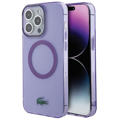 Lacoste LCHMP15XULOU Hülle für iPhone 15 Pro Max 6.7" lila hardcase Transparent Lacoste LCHMP15XULOU Hülle für iPhone 15 Pro Max 6.7" lila hardcase Transparent von Lacoste