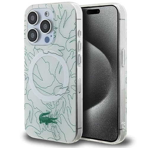 Lacoste LCHMP15XUREH Hülle für iPhone 15 Pro Max 6.7" Weiß hardcase Double Layer Repeat Lacoste LCHMP15XUREH Hülle für iPhone 15 Pro Max 6.7" Weiß hardcase Double Layer Repeat von Lacoste