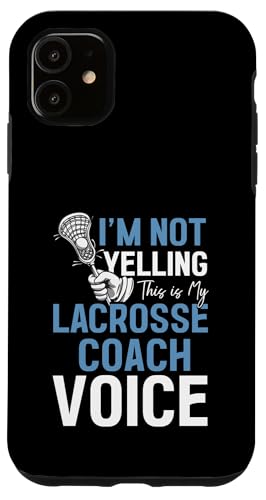 Lacrosse-Trainer Lacrosse Dad Hülle für iPhone 11 von Lacrosse Coach Gift for Coaches