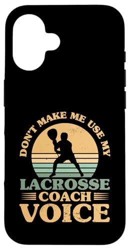 Lacrosse-Trainer Lacrosse Dad Hülle für iPhone 16 von Lacrosse Coach Gift for Coaches