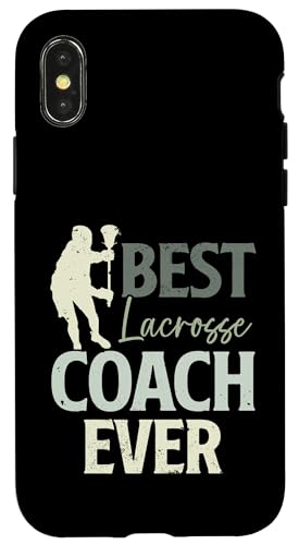 Lacrosse-Trainer Lacrosse Dad Hülle für iPhone X/XS von Lacrosse Coach Gift for Coaches