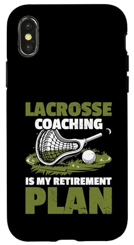 Lacrosse-Trainer Lacrosse Dad Hülle für iPhone X/XS von Lacrosse Coach Gift for Coaches