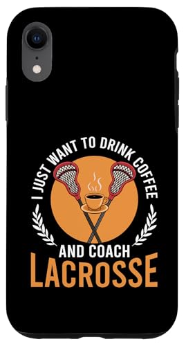 Lacrosse-Trainer Lacrosse Dad Hülle für iPhone XR von Lacrosse Coach Gift for Coaches