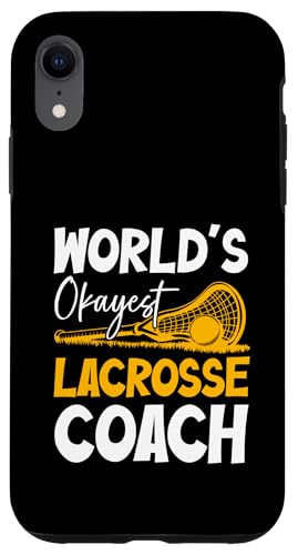 Lacrosse-Trainer Lacrosse Dad Hülle für iPhone XR von Lacrosse Coach Gift for Coaches